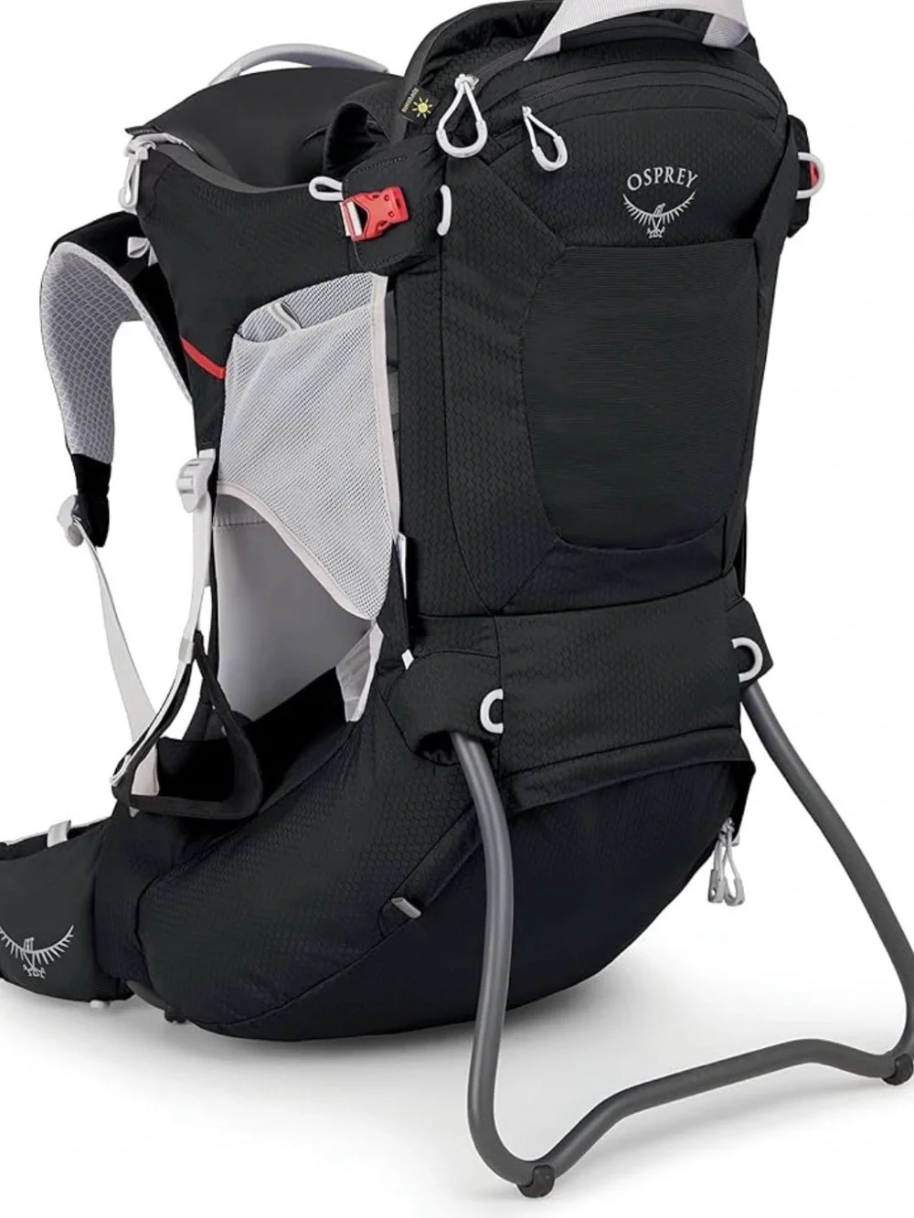 OSPREY Poco Black and Gray Child Carrier Backpack / like new